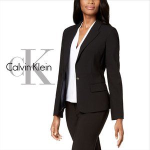 calvin klein black suit women